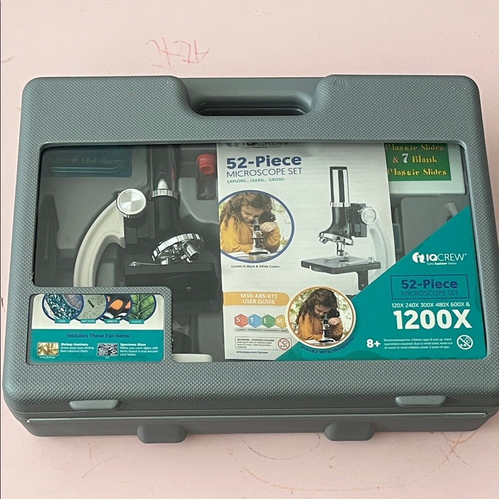 52-Piece Microscope Set with Case